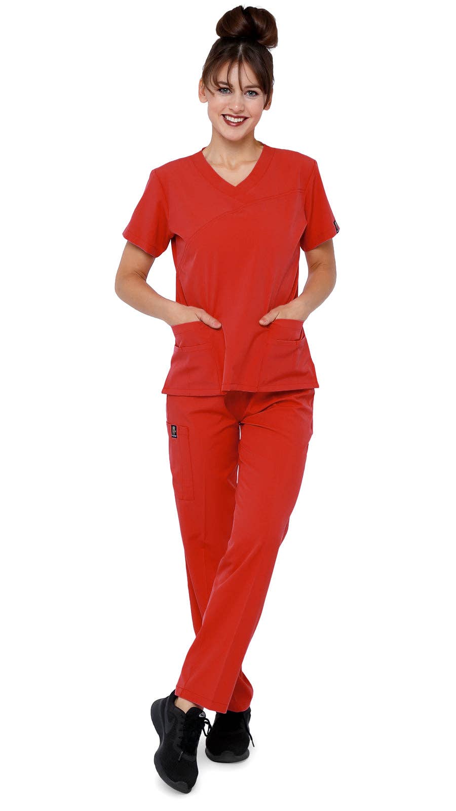 Dress A Med – wholesale Healthcare uniform – Women's – Women's 4-Way Extreme Stretch Uniform Set - Style ST1008