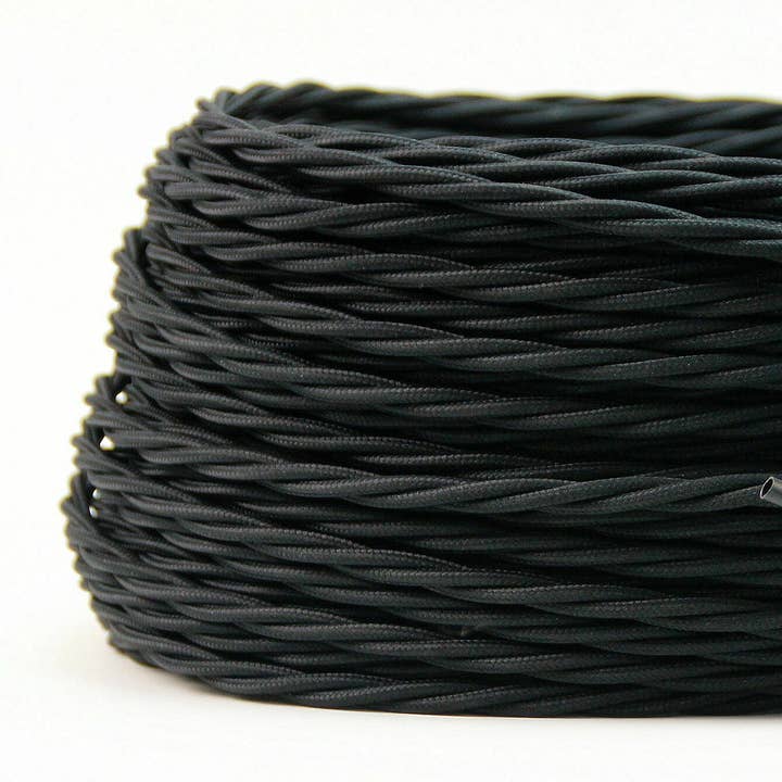 Ledsone - Wholesale Craft Supplies - 2 Core Braided Fabric Twisted and Round Cable Lighting Flex