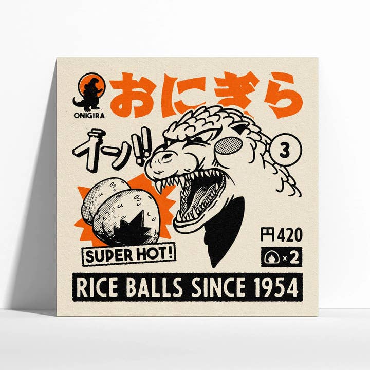 Paiheme Studio - Wholesale Poster - Onigira