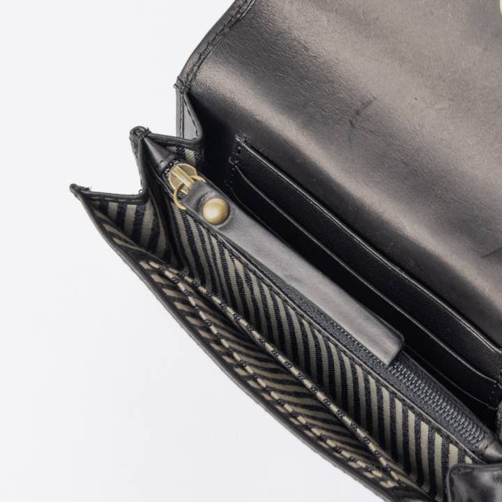 O My Bag - Wholesale Wallet - Women's - Leather Jo's Purse - Black Classic Leather