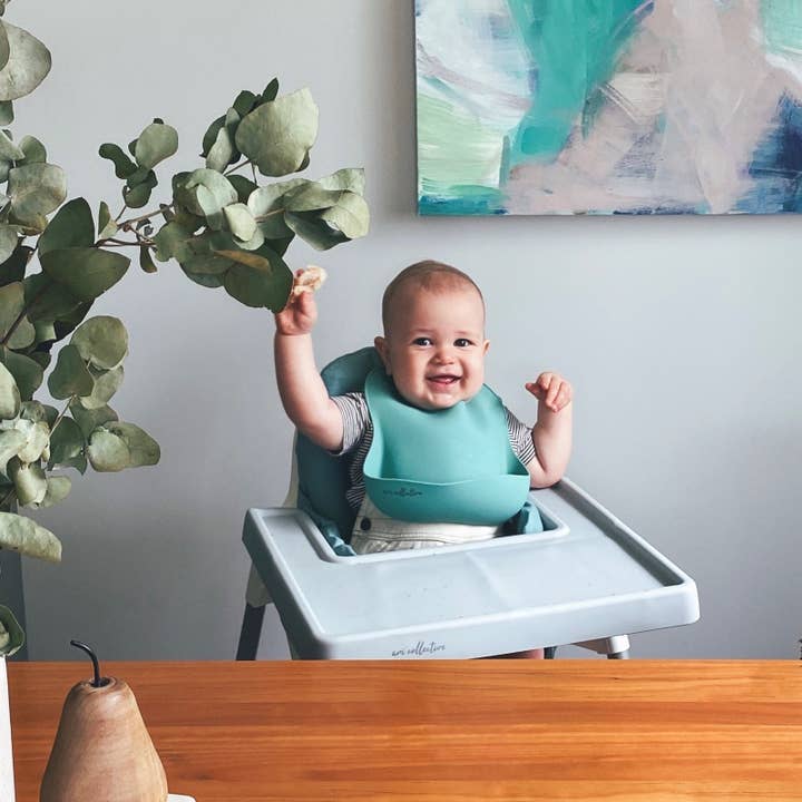 Ari Collective - Wholesale Highchair –Baby - Highchair tray cover seafoam3