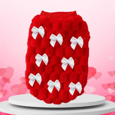 Bark Fifth Avenue - Wholesale Pet Sweater - Dog - My Tiny Bows Furry Dog Sweater