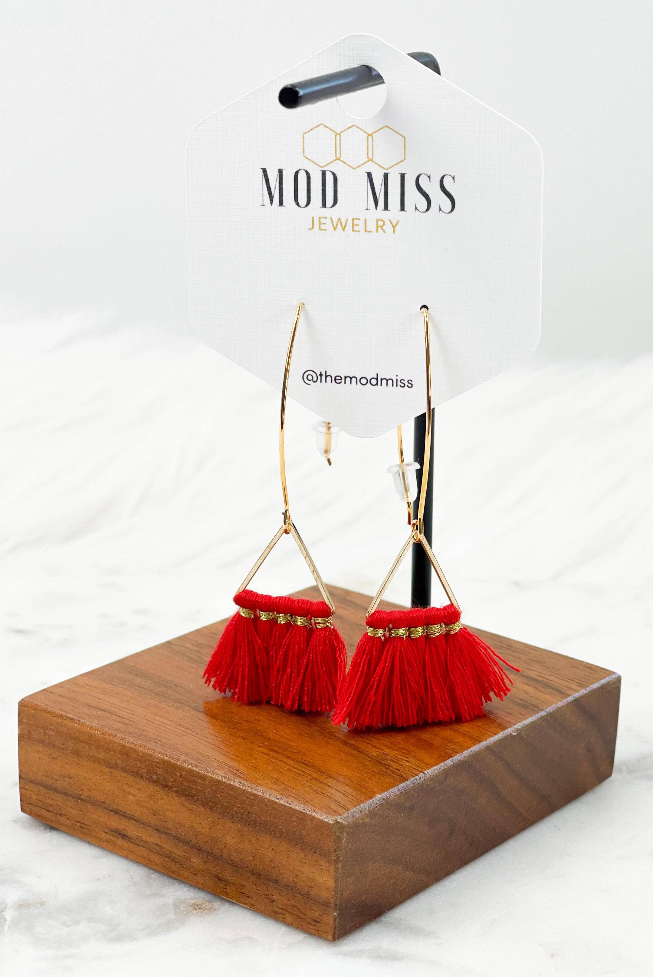 The Mod Miss - Venta al por mayor Pendientes de borla - Pendientes de borla3