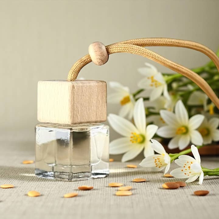 Vanilla & Oak -- Glass Bottle Car Freshener 8ml for wholesale by Charmed Harvest