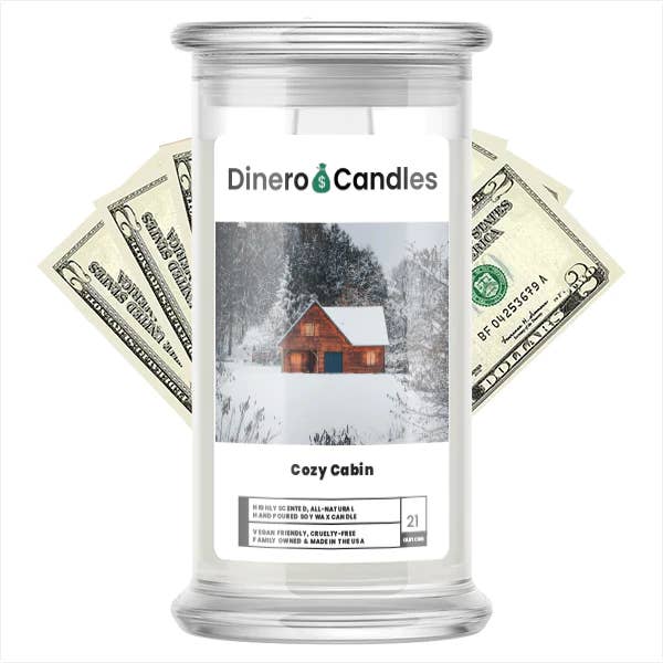 Cozy Cabin - Candele Dinero per la vendita all'ingrosso da parte di JewelryCandles.com