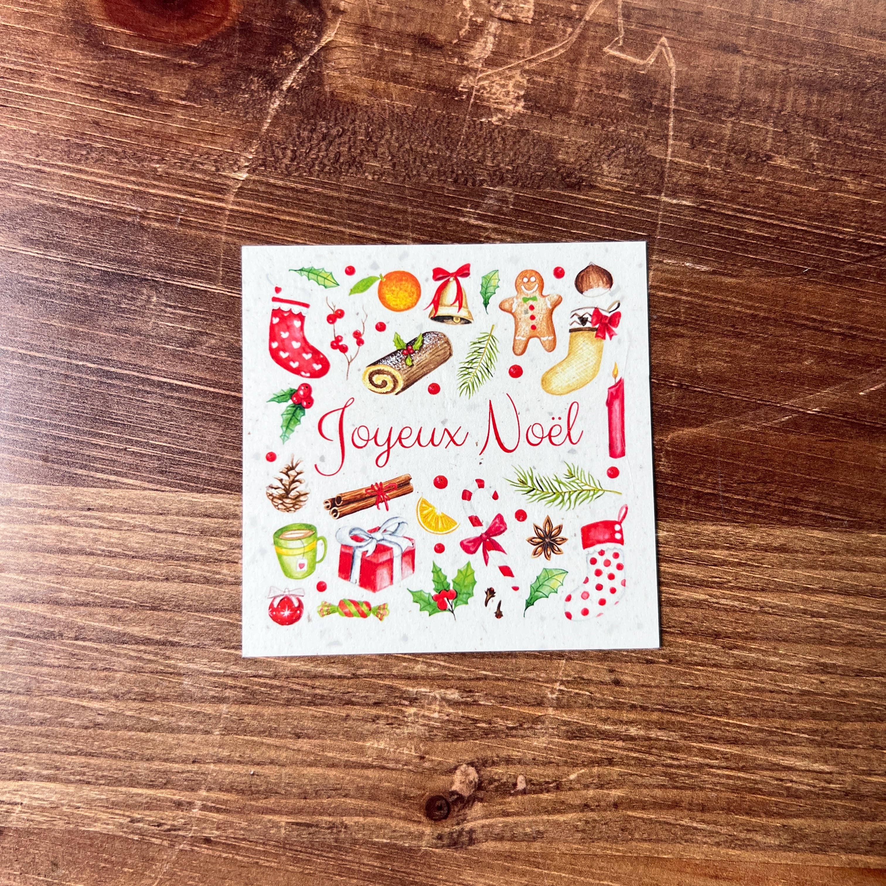 Les cartes de Lulu - Wholesale Kerstkaartje - Duurzame kerstkaarten 9x9 cm9