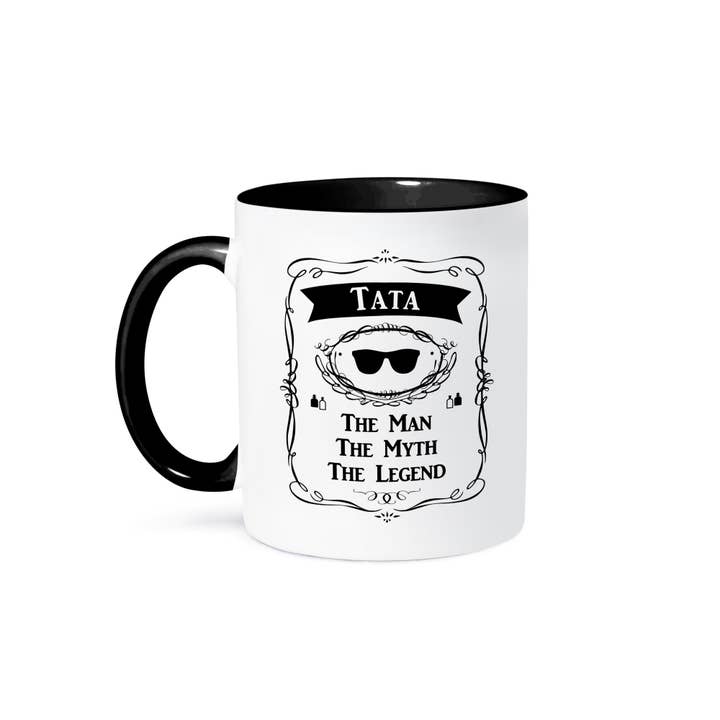 3dRose - Wholesale Coffee Mug - 3dRose, Tata The Man The Myth The Legend dad father in Spanish Polish Czech, Mug