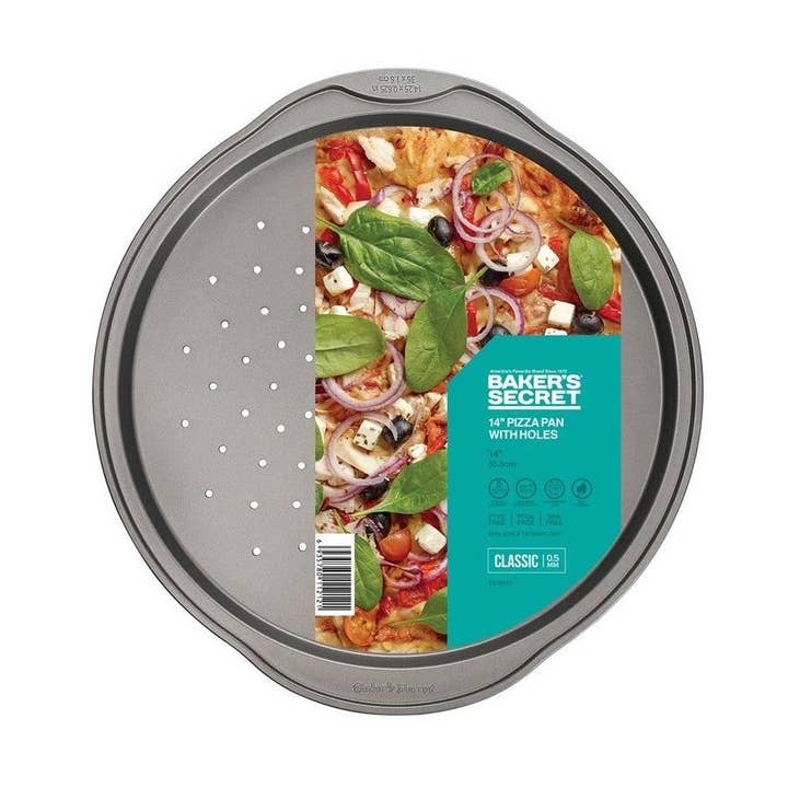 Baker's Secret Classic Line Pizza Pan - 14 Inch # BS10010 In Stock for wholesale by Gourmet Edge