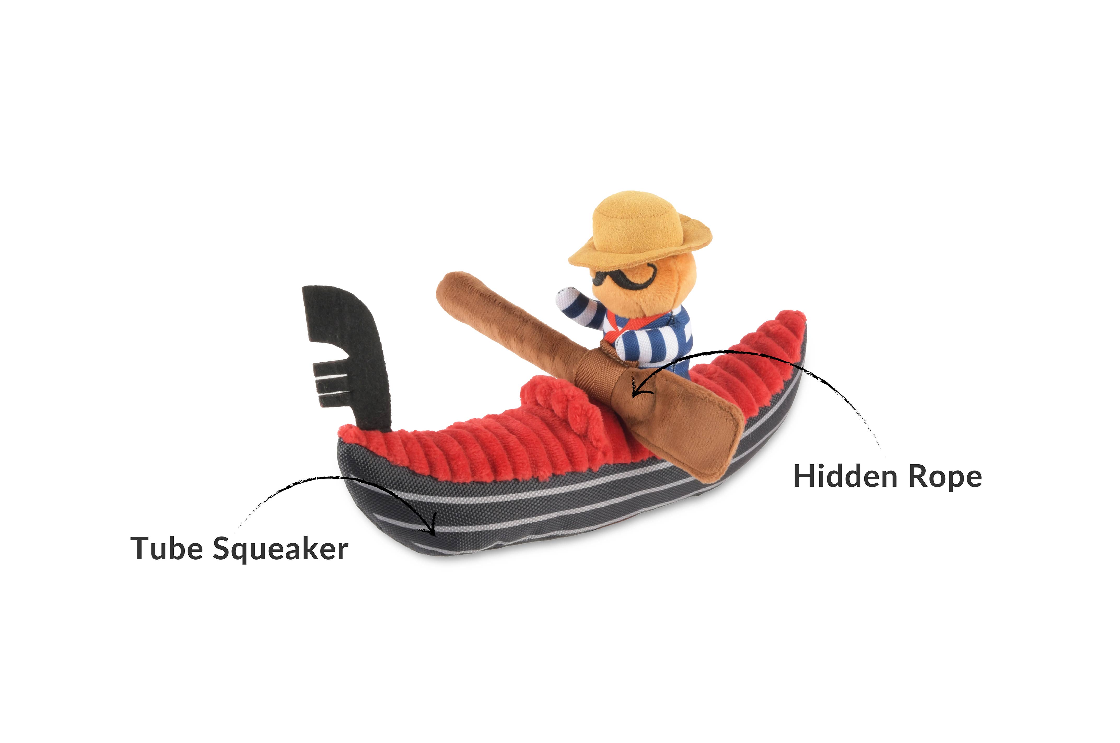 P.L.A.Y. Pet Lifestyle and You - Wholesale Pet Plush Toy - Dog - Totally Touristy - Venice Gondola1