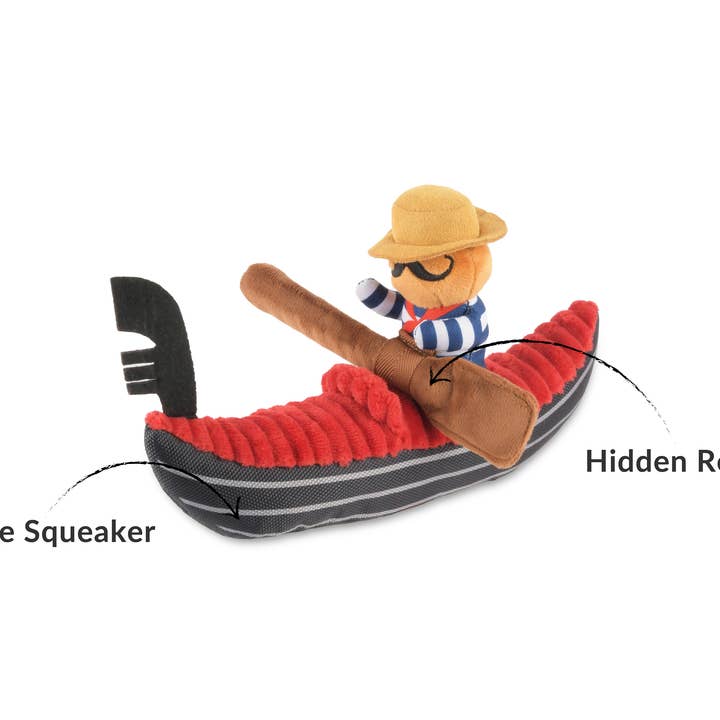 P.L.A.Y. Pet Lifestyle and You - Wholesale Pet Plush Toy - Dog - Totally Touristy - Venice Gondola1