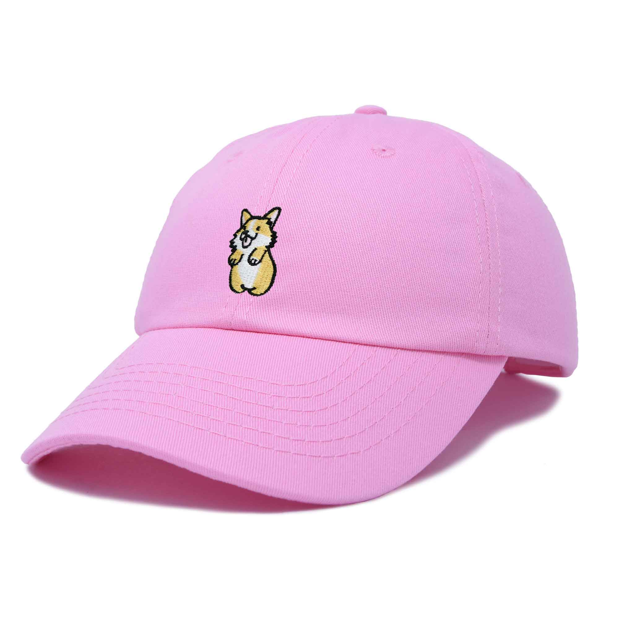 Dalix - Wholesale Baseball Cap - Women's - DALIX Cute Leaping Corgi Hat Womens Embroidered Baseball Cap15