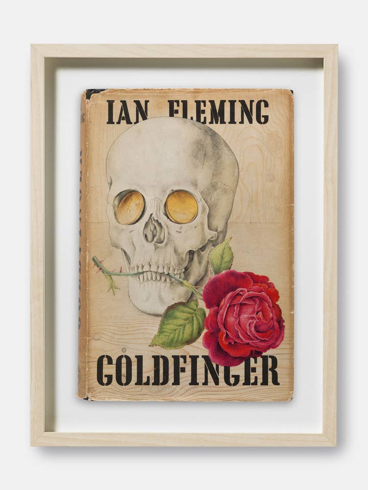Goldfinger by Ian Fleming Book Cover Print for wholesale by The Curious Desk
