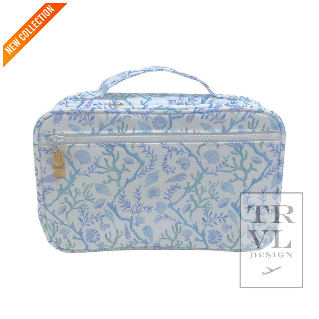 TRVL Design - Wholesale Toiletry Bag - Women's - BUNDLE UP2 Hanging Toiletry Bag - CORAL VINE4