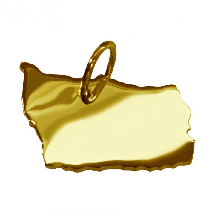 Pendentif en forme de carte de Bornholm pour la vente par S.W.w. Schmuckwaren GmbH