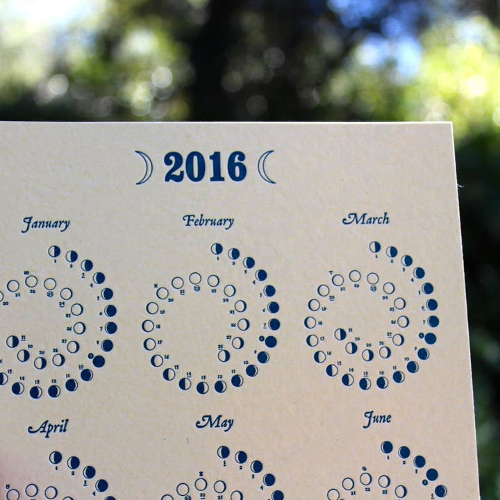 Azul sobre yute letterpress para venta al por mayor de Margins Imprint