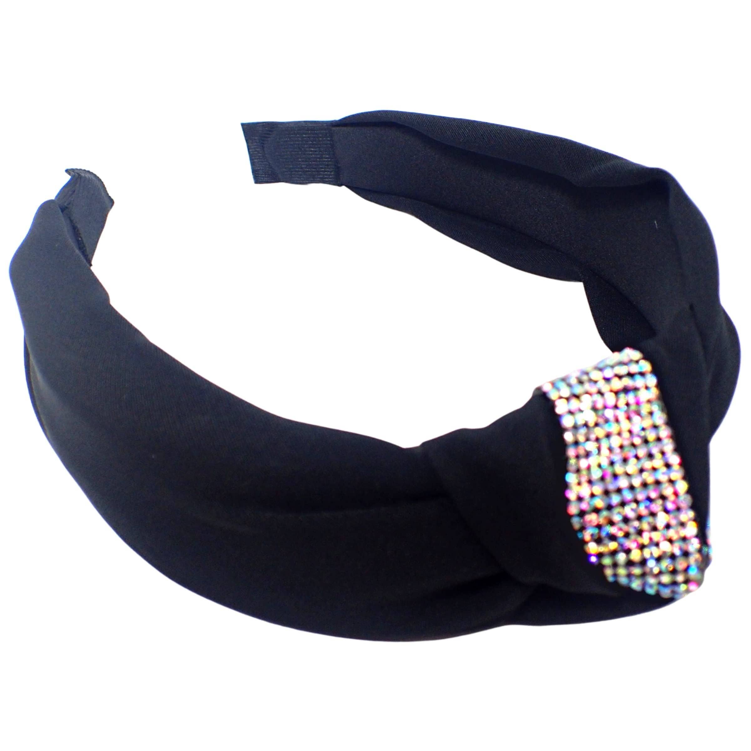 Topkids Accessories – Engroshandel Pandebånd - Dame – Diamante Knot Alice Bands voksne kvinder, Hårtilbehør til kvinder, Hårbånd til kvinder, Tykt pandebånd, Kvinders pandebånd, Hovedbånd Voksne kvinder, Brede pandebånd3