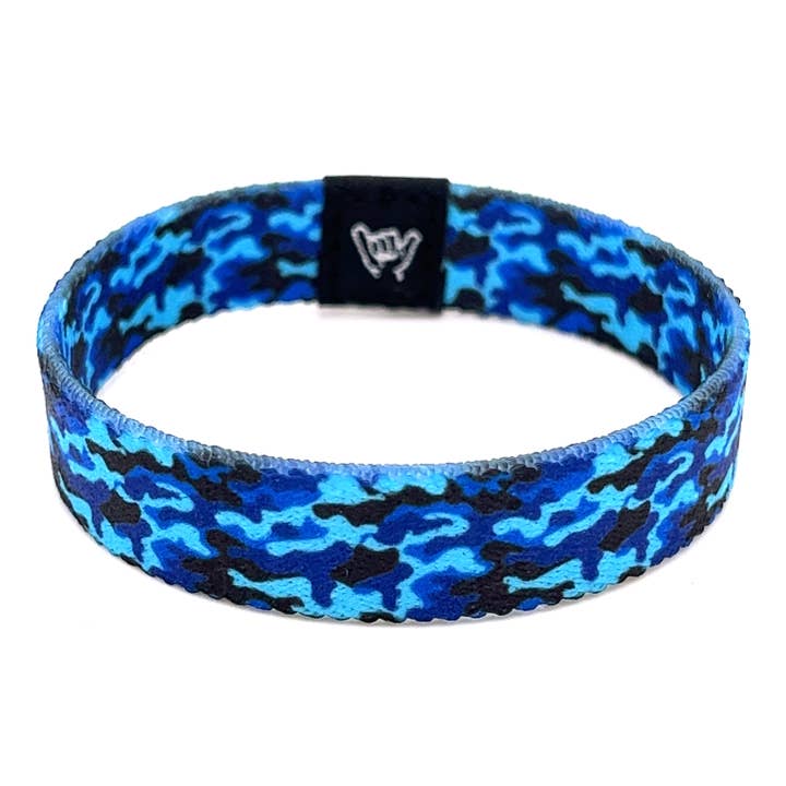 Hang Loose Bands - Wholesale Woven/Braided Bracelet - Caribbean Camo Wristband Bracelet