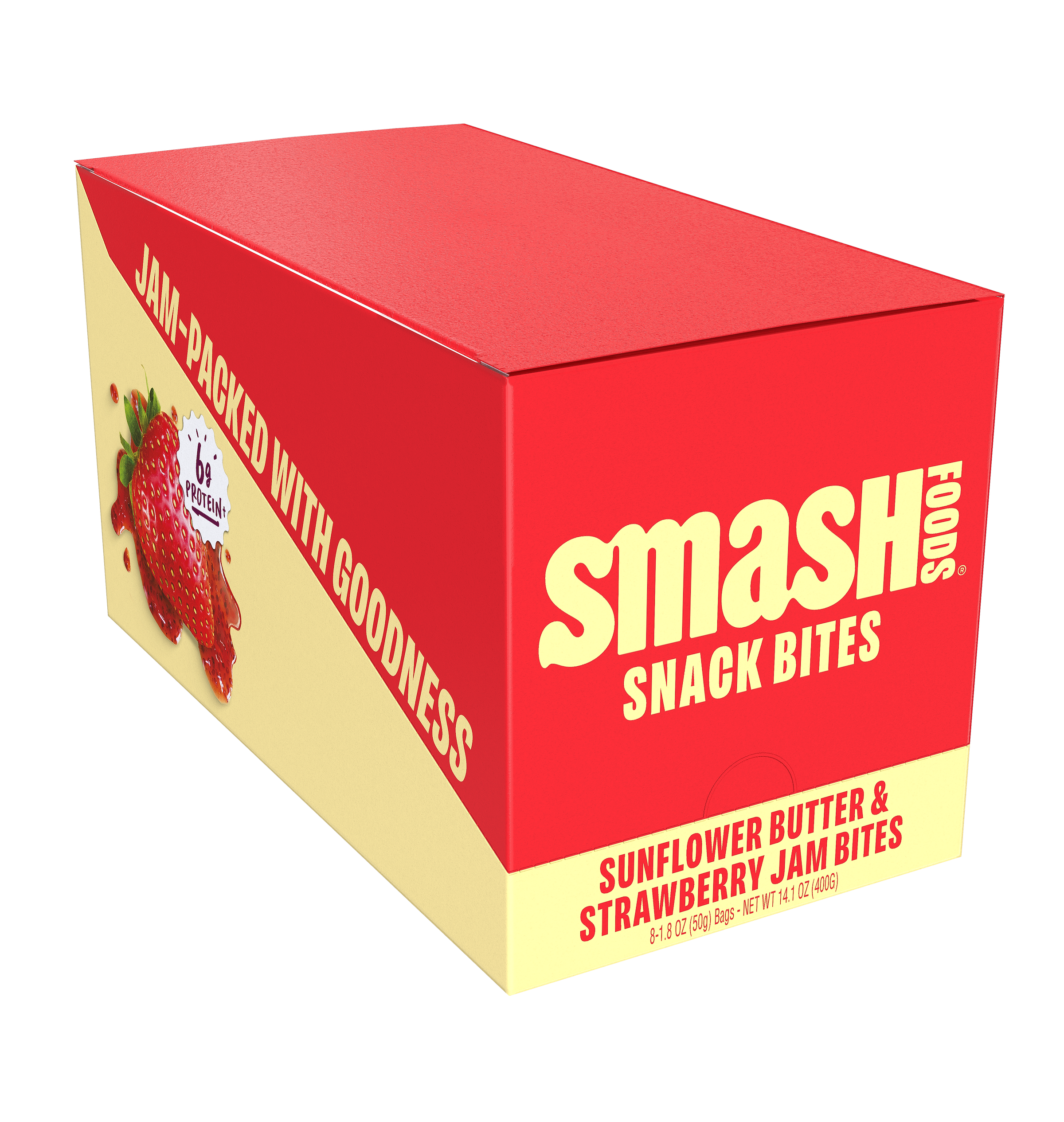 Smash Foods - Wholesale Snack Bar - Smash Snack Bites - Sunflower Butter & Strawberry2