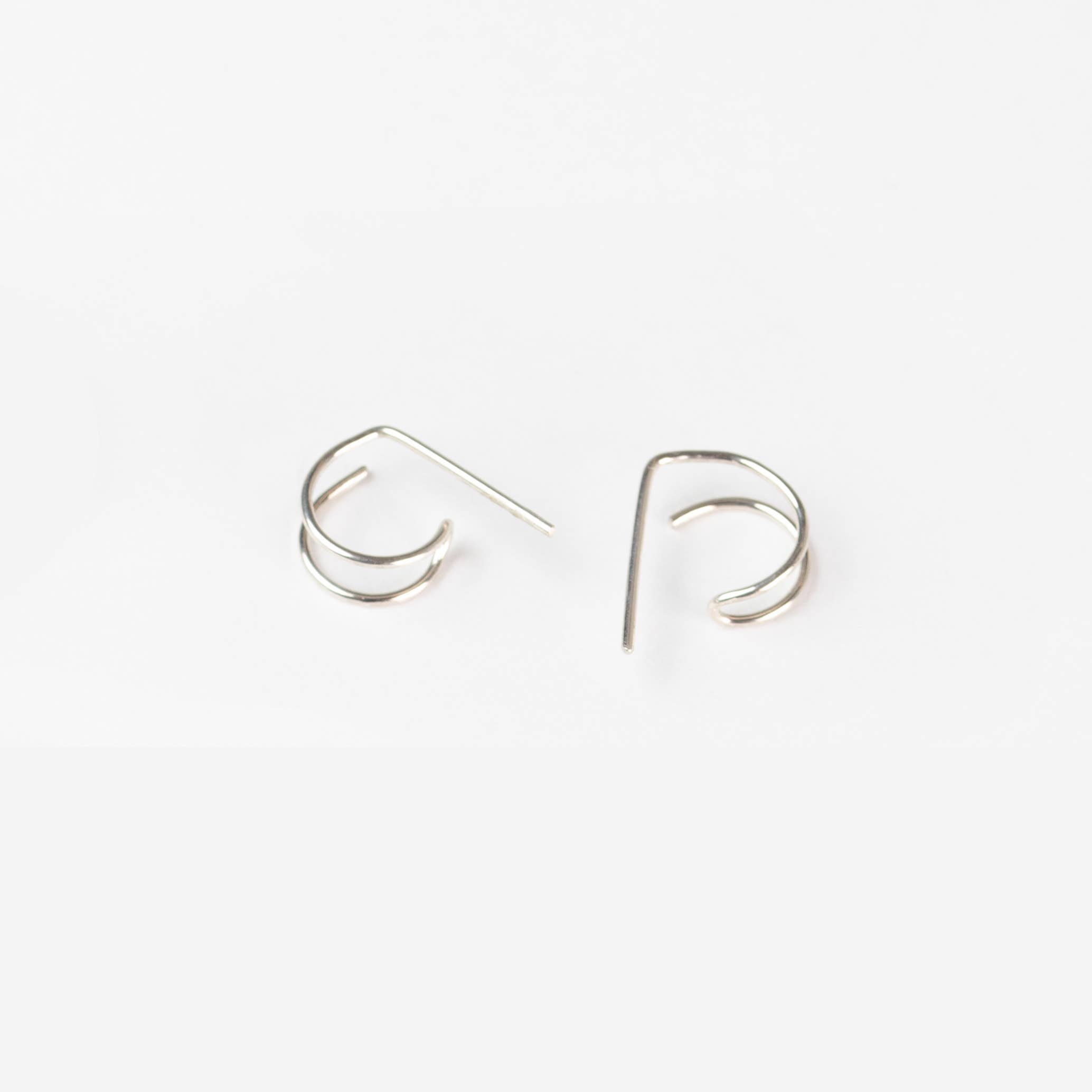 Forai - Wholesale Huggie Earrings - Journey of Hope Huggie Earrings in Sterling Silver