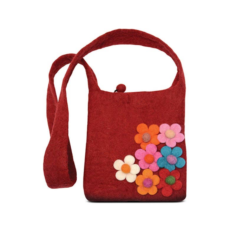 BNB Crafts Inc. - Wholesale Crossbody Bag - Kids - Side Flower Cross Body Kids Bag0