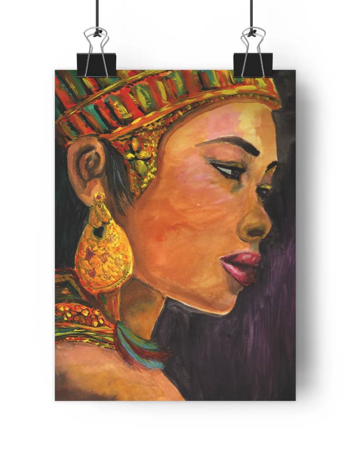 Impresión artística tradicional tailandesa en gouache para mujer, giclée, varios tamaños para venta al por mayor de Averfelt