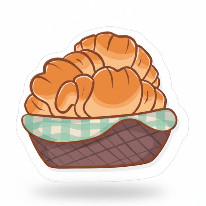 Gettoni da gioco in acrilico a forma di croissant di pane – Stampa su entrambi i lati per la vendita all'ingrosso da parte di Naytendo