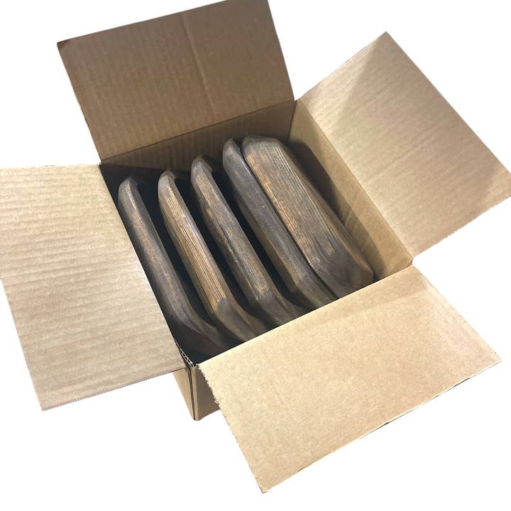 Rustic Haven Decor - Wholesale Decorative Plate/Dish/Bowl - 12 pack Wooden Dough Bowl Decor Hand Carved