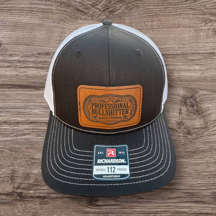 Designed To Flaunt - Wholesale Trucker Hat - Men's - Engraved Professional Bullshitter Men's Richardson 112 Trucker Hat38
