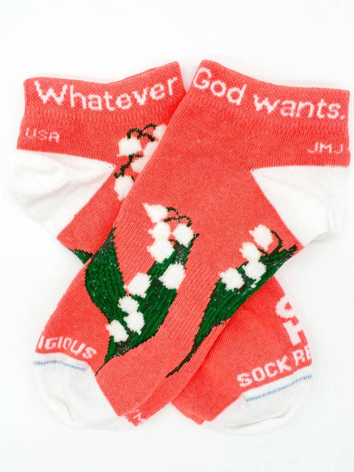 St. Gianna Molla No Show Socks for wholesale by Sock Religious
