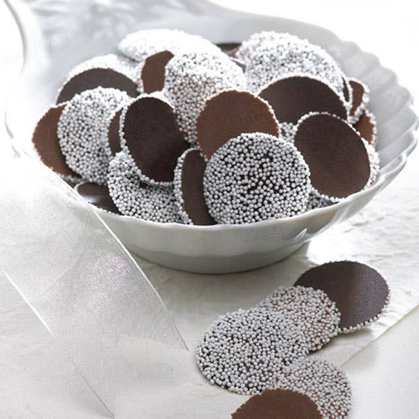 Bissinger's - Wholesale Chocolate Covered Sweets - Milk Chocolate Nonpareils - 8 OZ Tube1