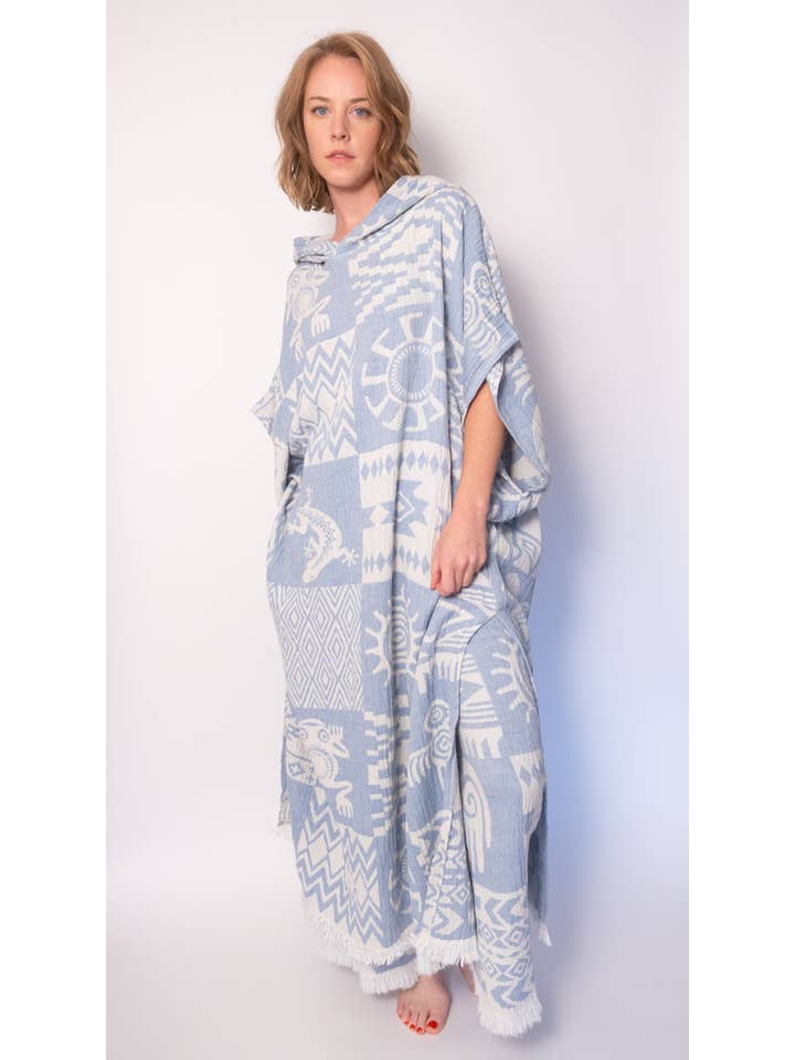 VATCHIO INC. - Wholesale Poncho - Unisex - Ethnic Caftan,Boho Print Poncho Set wit Pants