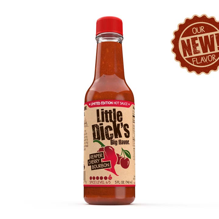 Little Dick's Sauces - Wholesale Hot sauce - Little Dick's Reaper Cherry Bourbon Hot Sauce - Limited Ed.5