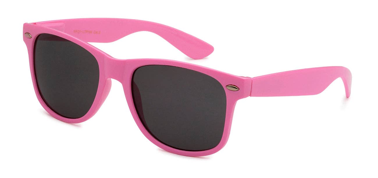 Luna Sunglasses - Wholesale Sunglasses - Unisex - RETRO REWIND  LIGHT PINK UNISEX SUNGLASSES4