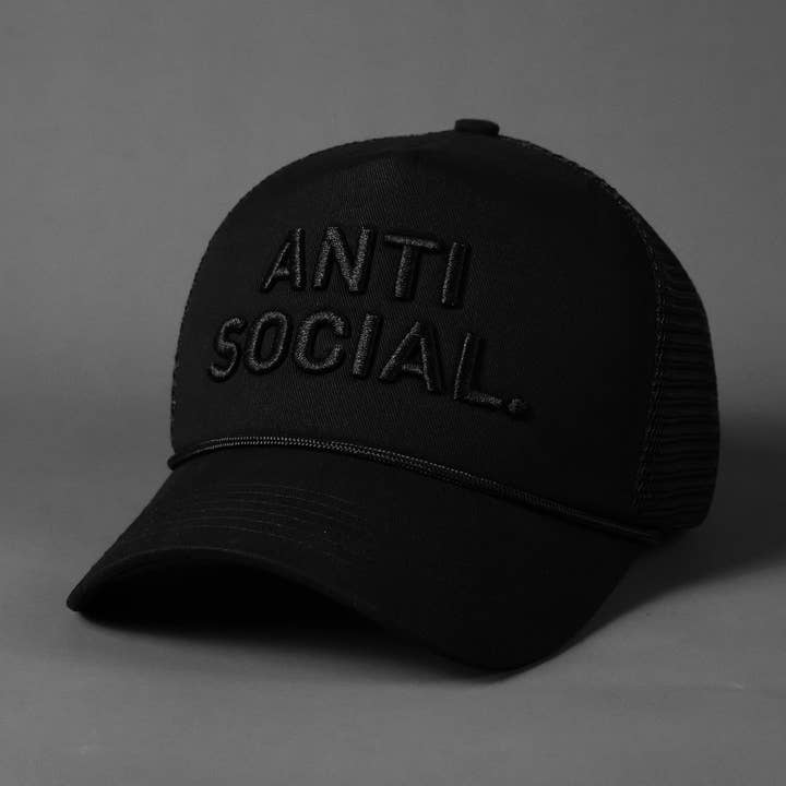 Anti Social Trucker Hat for wholesale by Massov