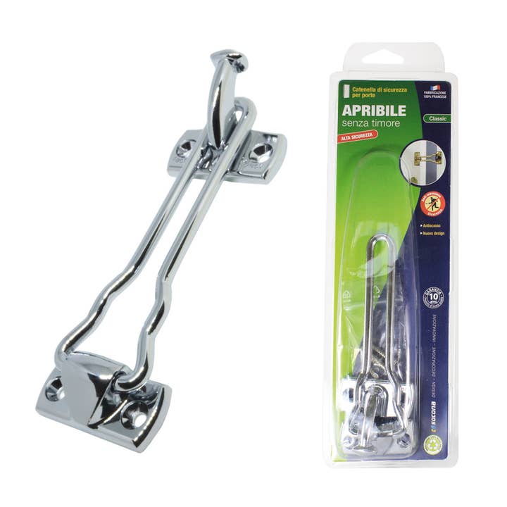 Classic Chromed Steel Safety Hook BL 1 Pc for wholesale by Idea Casa