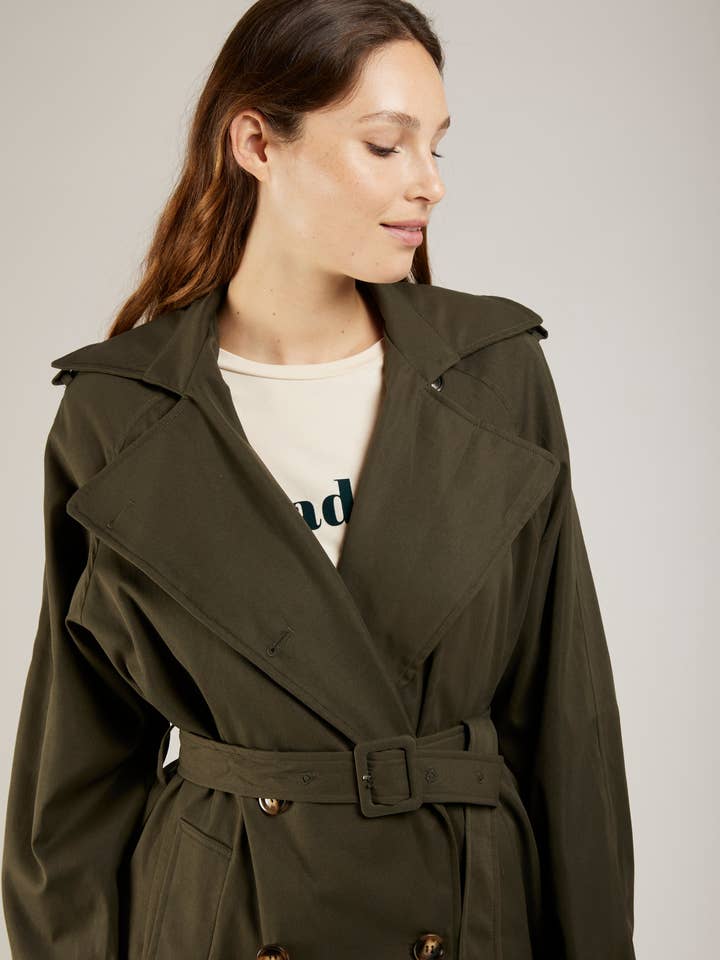 Andy & Lucy - Wholesale Trench Coat - Women's - MELVINE - Classic cotton trench coat