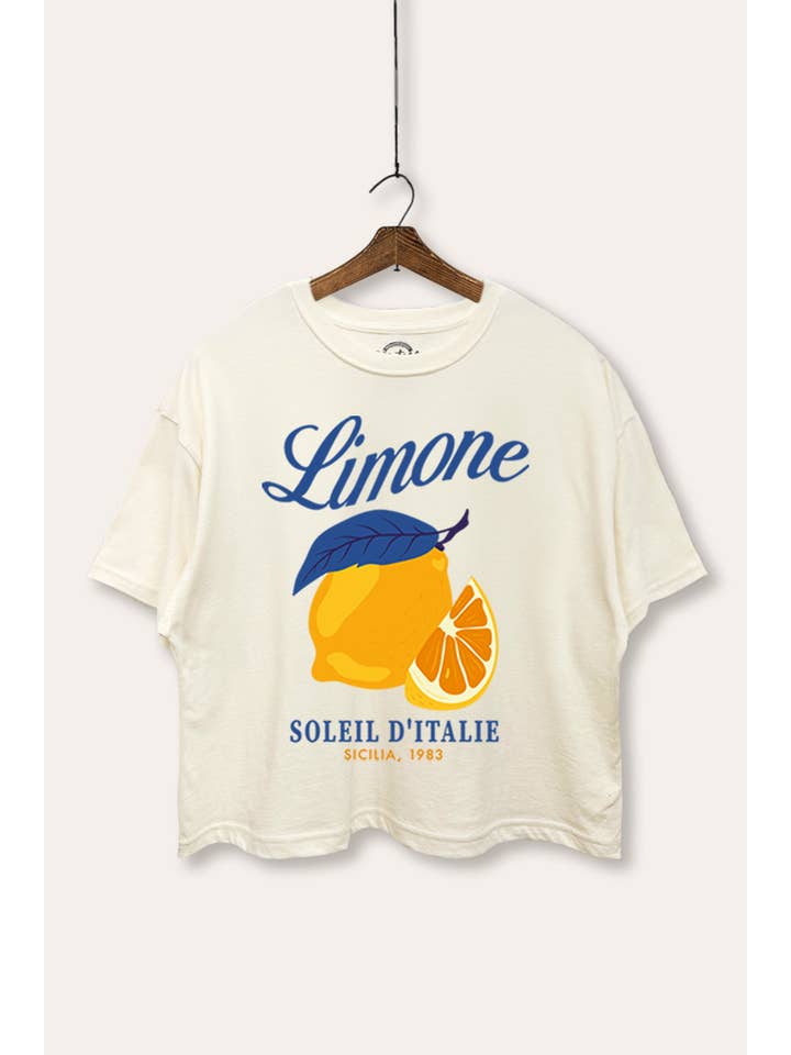 VINTAGE POINT USA - Wholesale Screen Printed T-Shirt - Women's - TC550-P6823 SARDINE GRAPHIC PRINT BASIC CREW NECK T-SHIRT2