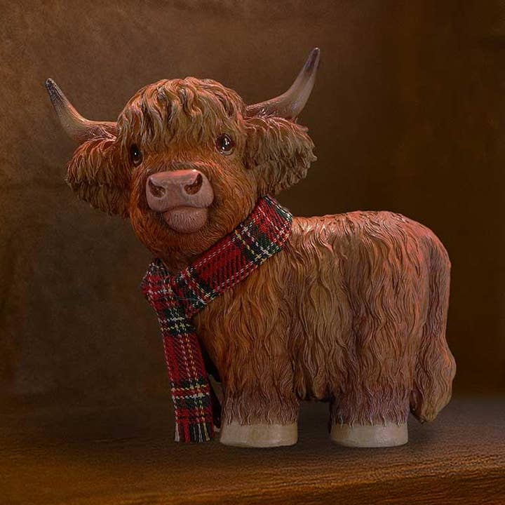 Highland Snug Cow 12.2cm for wholesale by WONDER IMPORTS AUSTRALIA