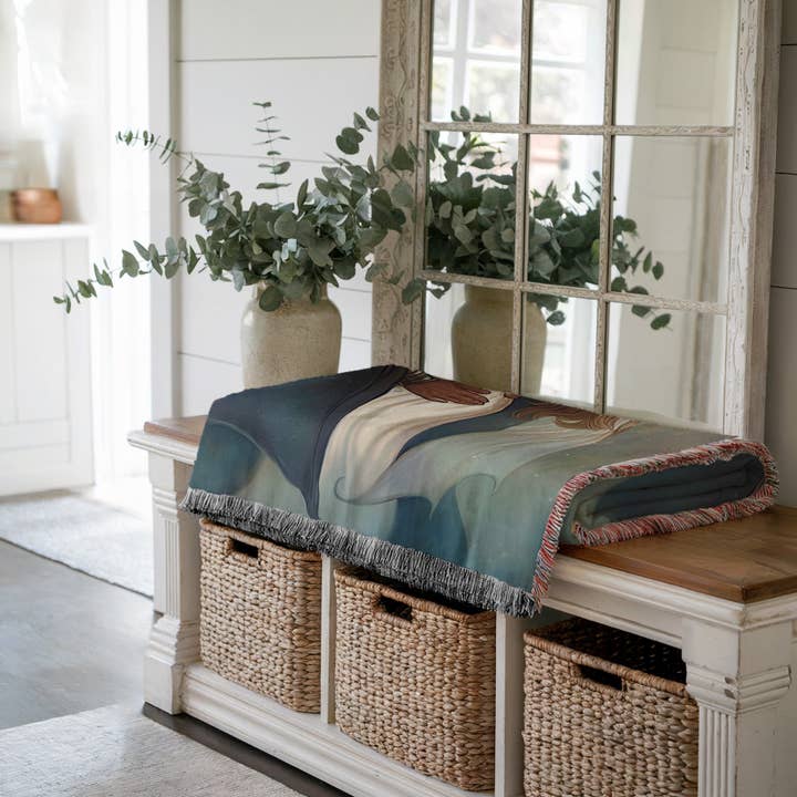 MagicMerchEmporium - Wholesale Throw Blanket - ACOTAR Romantasy Lovers Woven Blanket3