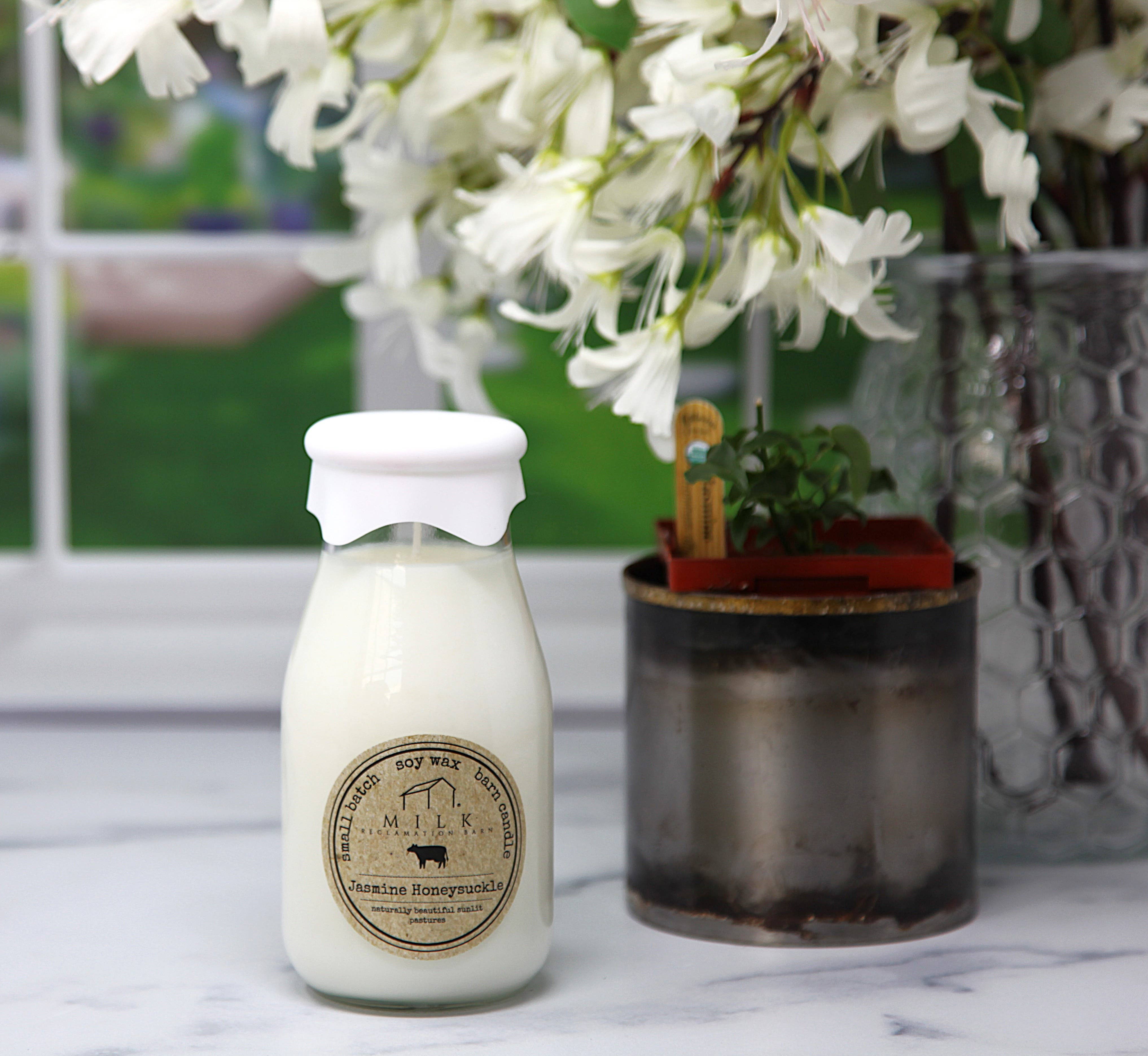 Milk Reclamation Barn - Wholesale Jar/Filled Candle - Milk Bottle Candle 13 oz64