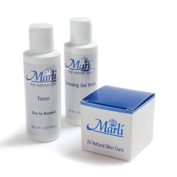 Kit de soins de la peau revitalisant à la vitamine EDA, hydratant, nettoyant et tonifiant pour la vente par Danyel Cosmetics & Marli Skin Care