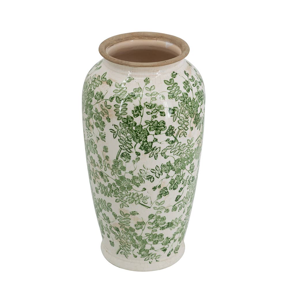 A&B Home Group Inc. - Wholesale Vase - 7.5x7.5x14.5" Verdant Whisper Ceramic Vase1