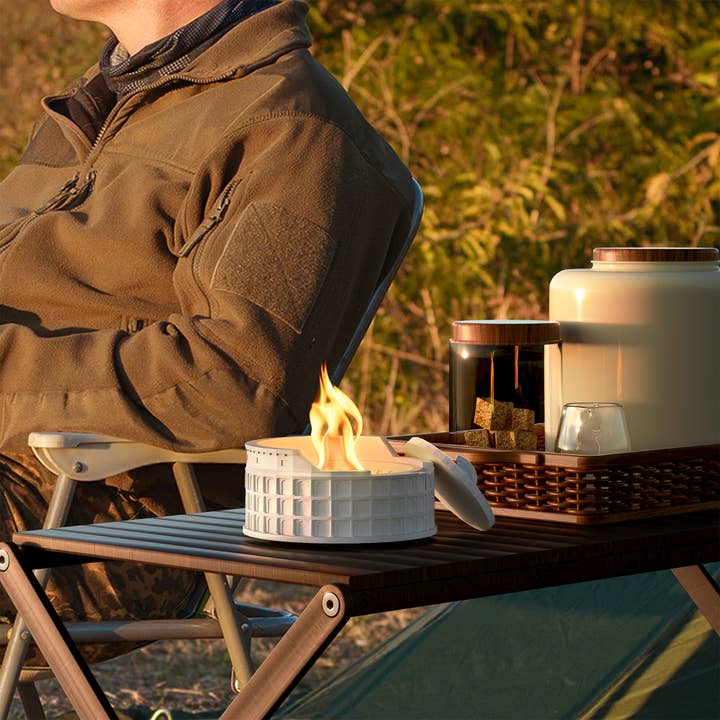 EP Design Lab - Wholesale Fire Pit - Indoor & Outdoor Retro Colosseum Tabletop Fire Pit4