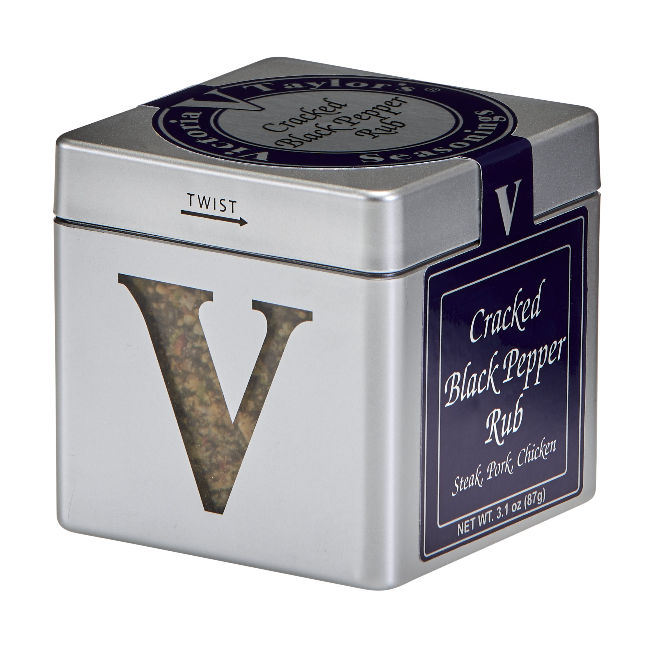 Victoria Gourmet - Wholesale Rub - Cracked Black Pepper Rub2