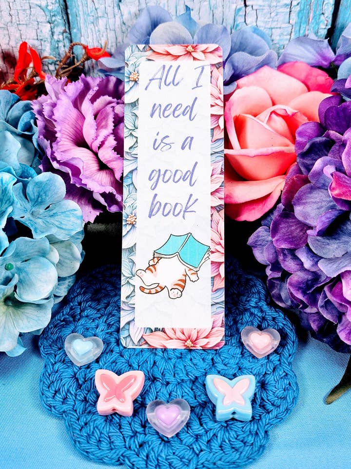 Buen marcapáginas laminado de gato libro para venta al por mayor de Autumnmist Boutique