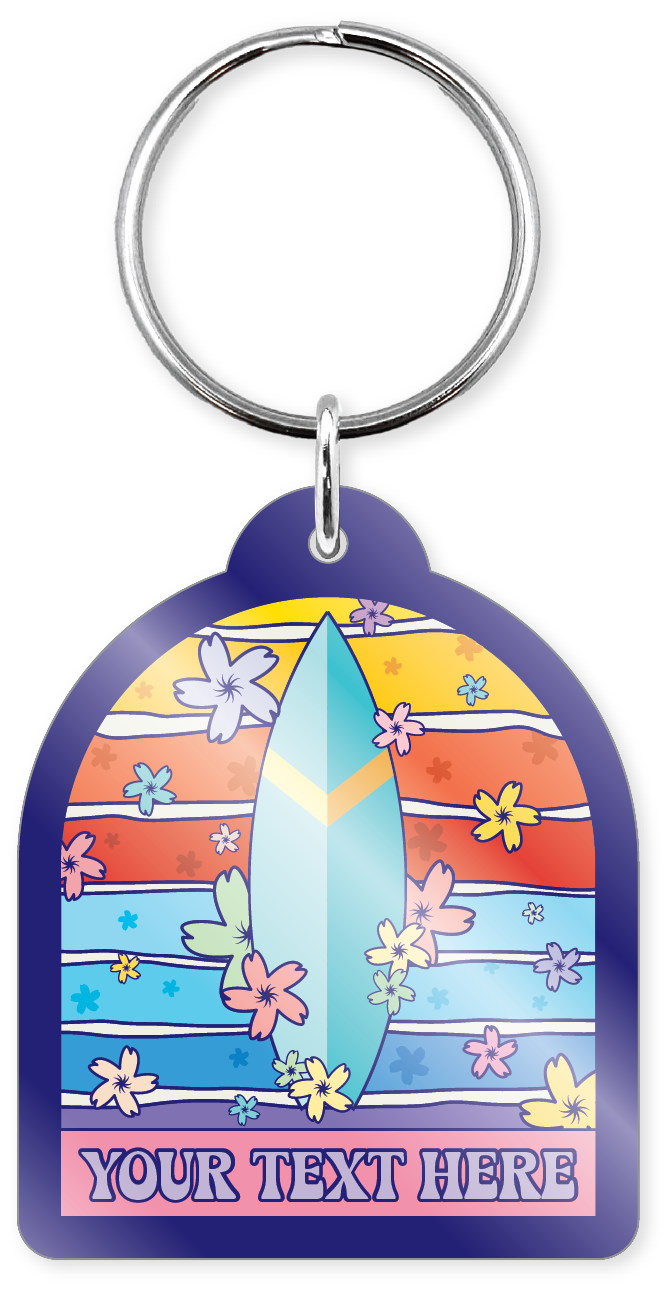 Morris Magnets - Wholesale Keychain - Unisex - Keychain - Surfboard Badge3