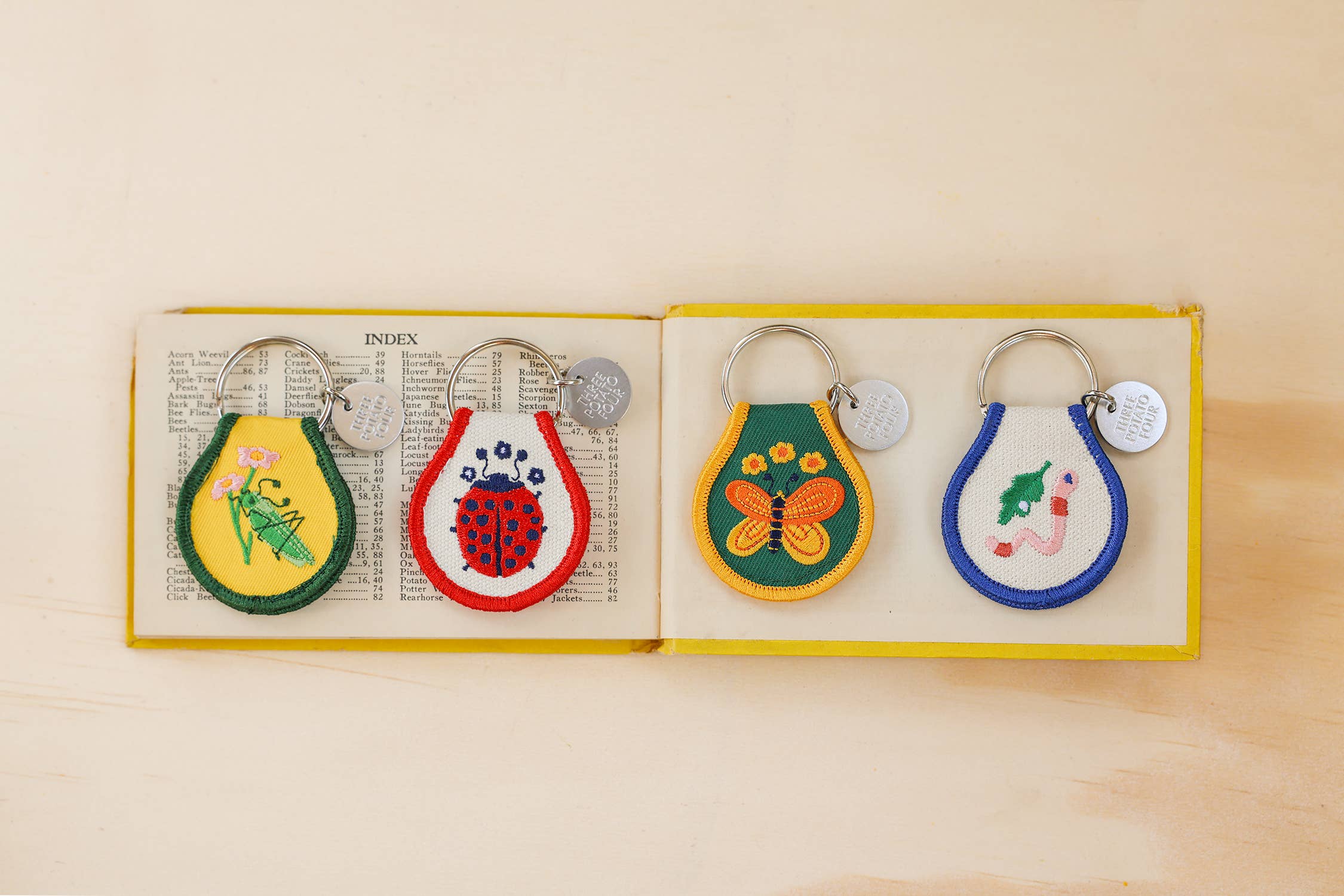 Three Potato Four - Wholesale Keychain - Unisex - Patch Keychain - Butterfly3