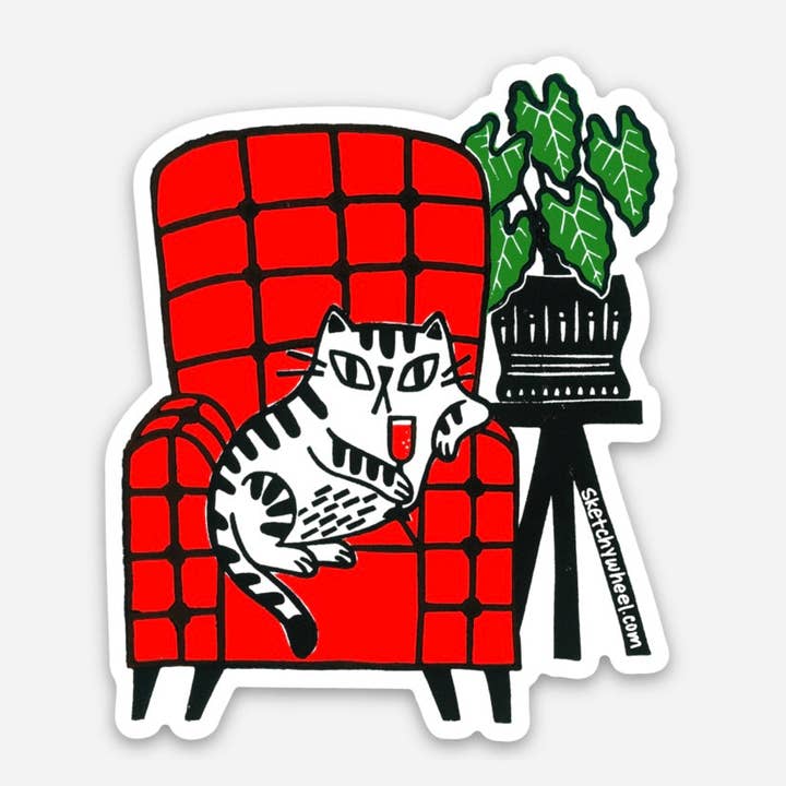 Cat Sticker - Thursday for wholesale by ShangDaili