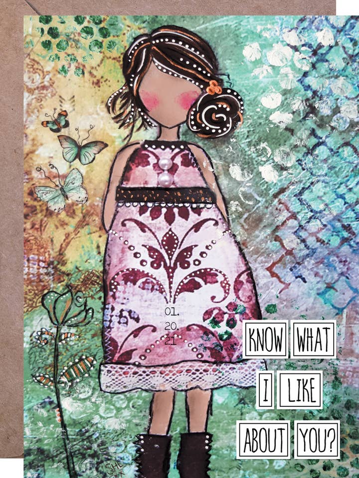 Tarjeta de amistad con texto en inglés «Nadie más entiende lo notable que soy» para venta al por mayor de Redefining She