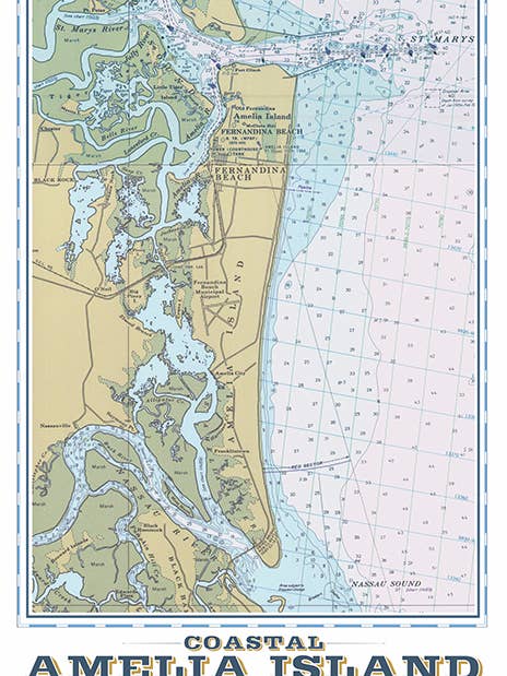 Île d'Amelia pour la vente par LOST DOG art & frame
